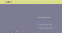 Desktop Screenshot of educationworld.net
