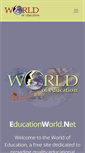 Mobile Screenshot of educationworld.net